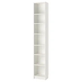 IKEA BILLY БІЛЛІ, книжкова шафа, білий, 40x28x237 см 492.177.34 фото