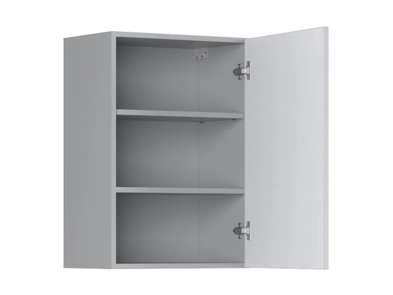 BRW Верхний кухонный шкаф Верди 50 см правый светло-серый матовый, греноловый серый/светло-серый матовый FL_G_50/72_P-SZG/JSZM фото №3