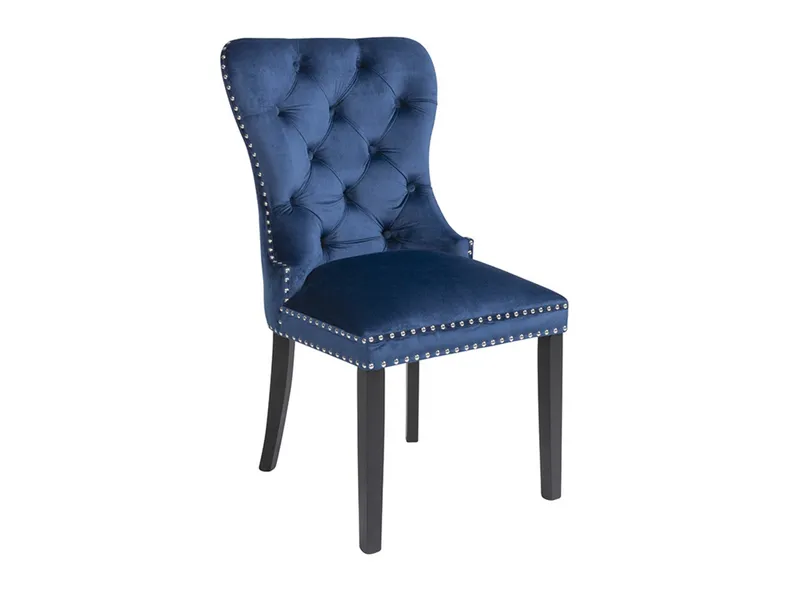 BRW Мягкое кресло Charlot темно-синий велюр SJ80_49-GRANAT фото №1