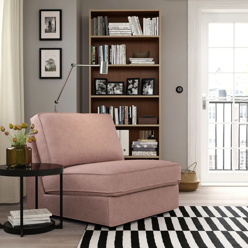 IKEA KIVIK КІВІК, 1-місний диван-ліжко, Гарматний світло-рожевий 294.827.53 фото №3