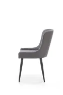 Кухонний стілець HALMAR K333 світло-сірий/темно-сірий фото thumb №5
