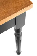 Обідній стіл розкладний HALMAR Rococo 140-220x80 см дуб, чорний фото thumb №16