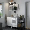 IKEA ENHET ЭНХЕТ, кухня, белый, 123x63.5x222 см 193.370.21 фото thumb №2