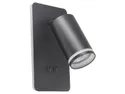 BRW Настінний світильник Paris LED алюміній чорний 093373 фото thumb №1