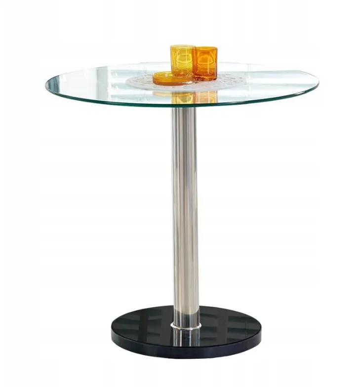 Стеклянный стол обеденный HALMAR CYRYL 80x80 см фото №2