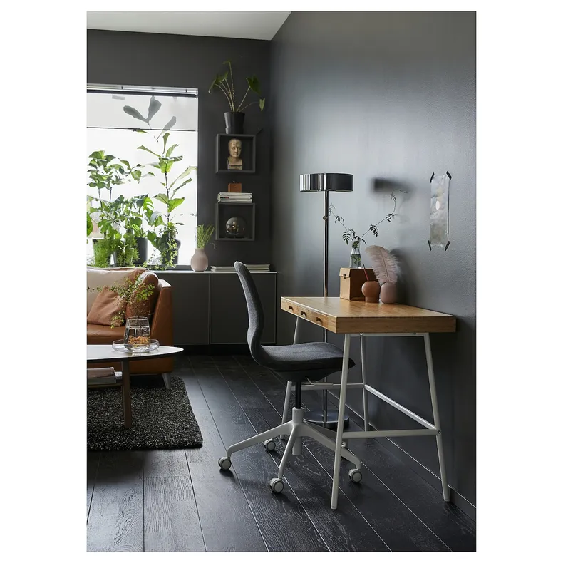 IKEA LILLÅSEN ЛІЛЛОСЕН, письмовий стіл, бамбук, 102x49 см 902.782.77 фото №4