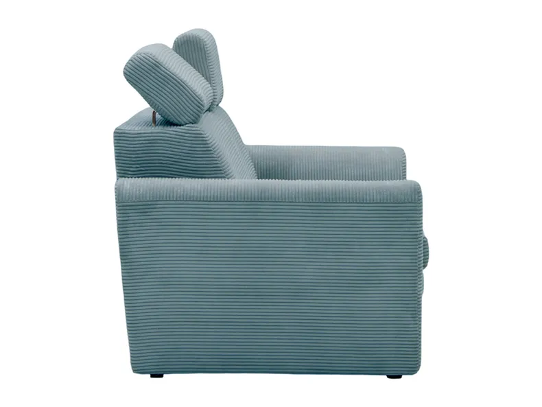 BRW Тримісний розкладний диван Ларіда з велюровим ящиком бірюзового кольору, Poso 26 Бірюза SO3-LARIDA-3FBK-GA2_BA4200 фото №7
