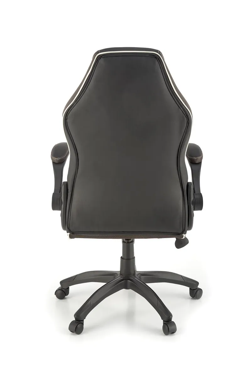 Крісло комп'ютерне офісне обертове HALMAR HAMLET чорний / сірий фото №4