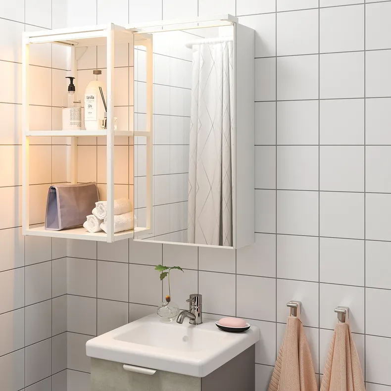 IKEA SILVERGLANS СІЛЬВЕРГЛАНС, LED підсвітка для ванної, білий може бути затемнений, 40 см 705.286.68 фото №6