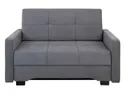 BRW Двухместный диван-кровать BRW BADO с ящиком для хранения, велюровый серый SO-BADO-2FBK-G2_BBA408 фото thumb №1