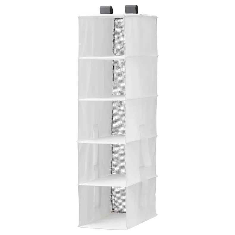 IKEA RASSLA РАССЛА, модуль для зберігання, 5 відділень, білий, 25x40x98 см 504.213.38 фото №1