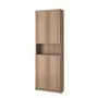 IKEA BILLY БІЛЛІ / OXBERG ОКСБЕРГ, книжкова шафа з дверц / дод модул, під дуб, 80x30x237 см 894.833.73 фото