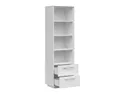 BRW FL Smart, книжный шкаф, белый глянец REG2S/KPL_BLENDY-BAL/BIP фото thumb №3