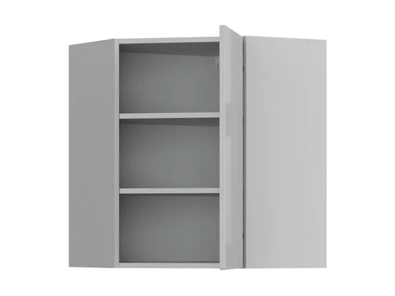 BRW Top Line 60 см угловой кухонный шкаф правый серый глянец, серый гранола/серый глянец TV_GNWU_60/72_P-SZG/SP фото №3