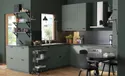 IKEA METOD МЕТОД, 2 фасада для посудомоечной машины, Бодарп серо-зеленый, 60 см 094.497.45 фото thumb №3