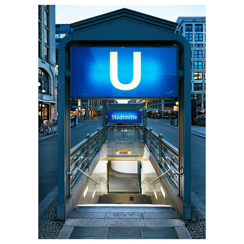 IKEA BILD БІЛЬД, постер, центр міста, Берлін, 40x50 см 005.117.94 фото №1