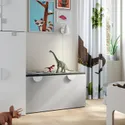 IKEA SMÅSTAD СМОСТАД, лавка з відділенн для зберіг іграш, білий/сірий, 90x52x48 см 893.891.58 фото thumb №2