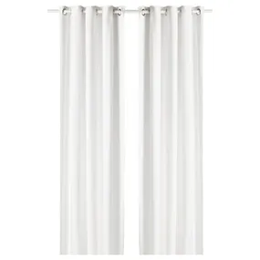IKEA MOALINA МОАЛІНА, штори, пара, білий, 145x300 см 904.910.46 фото