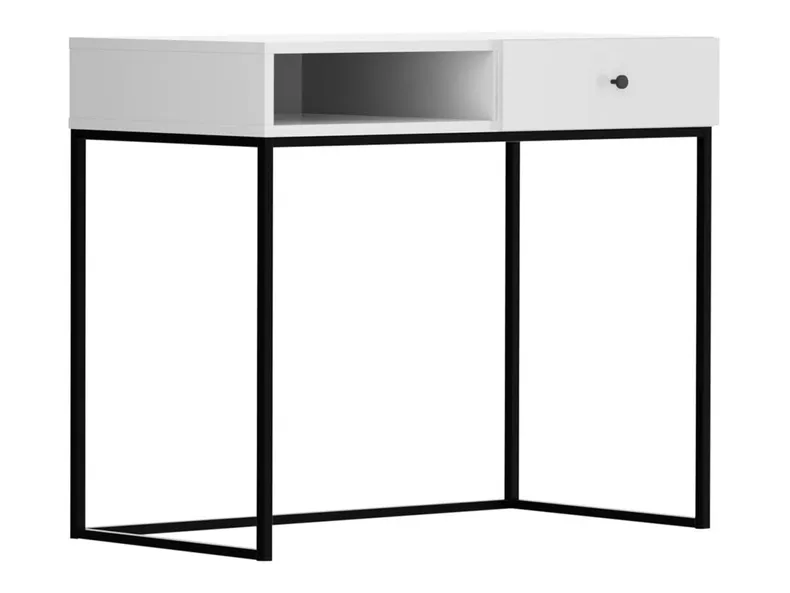 Письмовий стіл BRW Modeo, 100х55 см, білий BIU1S_1-BI/BI фото №1