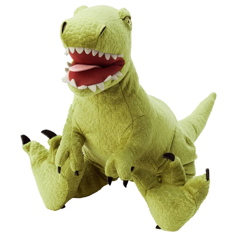 IKEA JÄTTELIK ЄТТЕЛІК, іграшка м’яка, динозавр/тиранозавр Рекс, 44 см 904.711.71 фото №1
