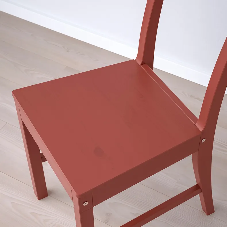 IKEA PINNTORP ПІННТОРП, стілець, червона морилка 405.294.76 фото №10