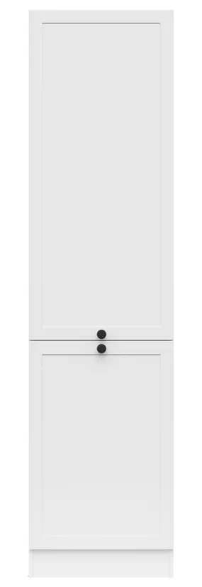 BRW Левый кухонный шкаф Junona Line высотой 50 см мел глянец, белый D2D/50/195_L-BI/BI фото
