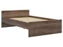 BRW Кровать полуторная с ламелями BRW NEPO PLUS 120х200 см, монастырский дуб LOZ/120-DMON фото