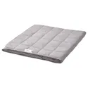 IKEA ODONVIDE ОДОНВИДЕ, утяжеленное одеяло, прохладное, тёмно-серый, 150x200 см 6 кг 805.033.23 фото thumb №1