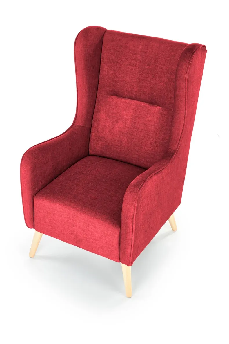Мягкое кресло HALMAR CHESTER 2 бордовый фото №9