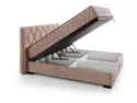 BRW Кровать двуспальная с 2 матрасами и подъемным механизмом BRW REVE 180x200 см, розовый LO_KT-REVE-180X200-G2-AMON_21 фото thumb №3