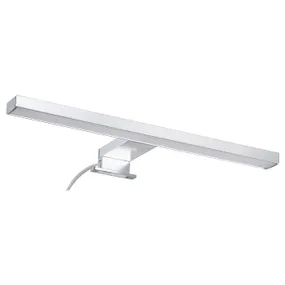 IKEA VÅTHULT ВОТХУЛЬТ, LED підсвітка шафи / дзеркала, срібло, 350 мм 404.675.48 фото