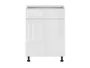 BRW Top Line кухонный базовый шкаф 60 см правый с ящиком белый глянец, альпийский белый/глянцевый белый TV_D1S_60/82_P/SMB-BAL/BIP фото