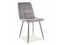 Кухонний стілець SIGNAL MILA Velvet, Bluvel 03 - світло-сірий фото thumb №19