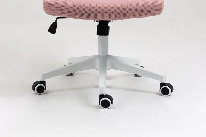 Стілець офісний обертовий SIGNAL Q-026, рожевий / білий фото №11