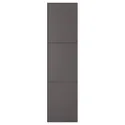 IKEA MERÅKER МЕРОКЕР, дверцята з петлями, темно-сірий, 50x195 см 891.228.28 фото thumb №1