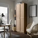 IKEA BILLY БИЛЛИ, стеллаж с дверьми, имит. дуб, 80x30x202 см 995.631.33 фото thumb №2