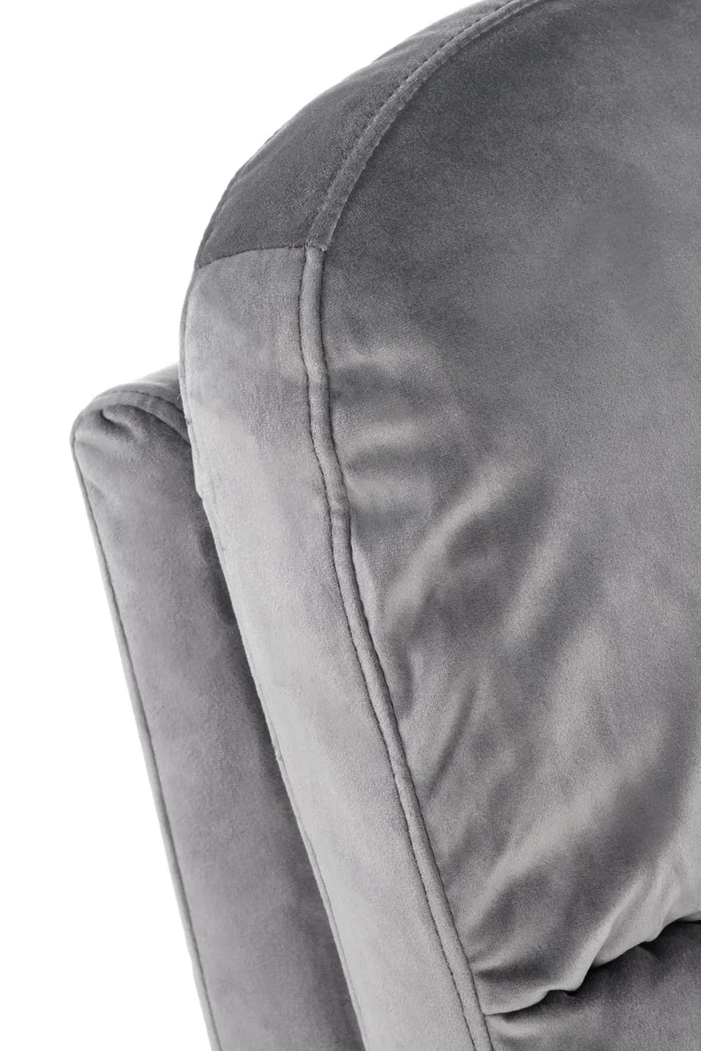 Кресло реклайнер мягкое раскладное HALMAR FELIPE 2, серый фото №9