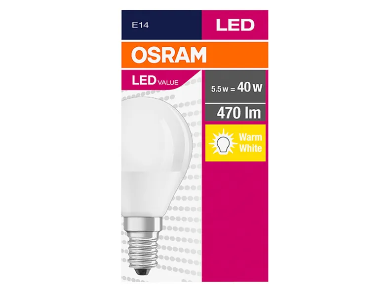 BRW Osram, Светодиодная лампа E14 5,5 Вт 076001 фото №2