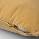 IKEA SANELA САНЕЛА, чохол на подушку, золотаво-коричневий, 50x50 см 803.701.63 фото thumb №7