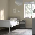 IKEA SMYGA СМЮГА, каркас ліжка, світло-сірий, 90x200 см 604.807.80 фото thumb №4