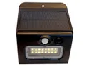 BRW Садовый светодиодный прожектор Papilon с датчиком движения черный 094848 фото thumb №3