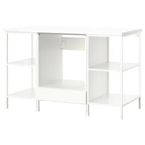 IKEA ENHET ЕНХЕТ, шафа, білий, 143x63.5x91 см 995.478.93 фото