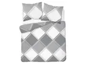 BRW Комплект постільної білизни Geometric Grey 200x220 + 2 шт. 70x80 091629 фото thumb №1