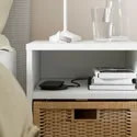 IKEA VIHALS ВІХАЛЬС, приліжковий столик, білий, 37x37 см 804.887.37 фото thumb №3