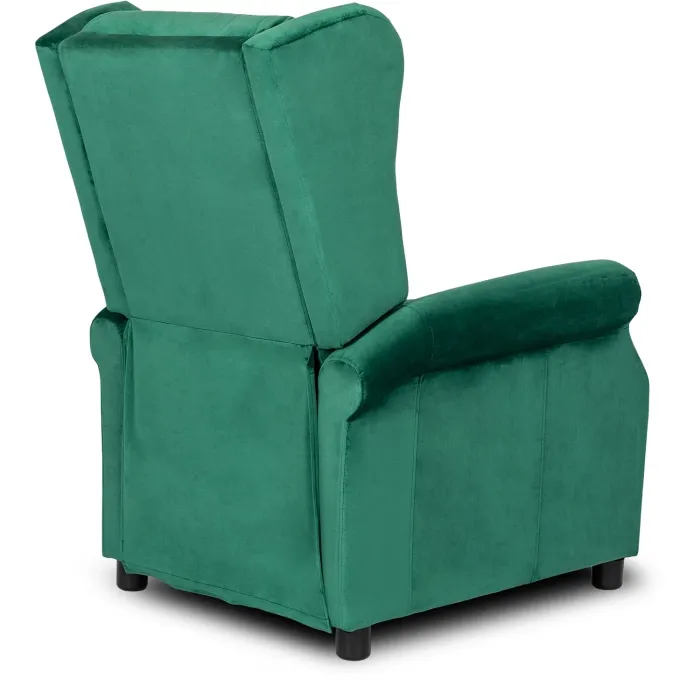 Кресло реклайнер бархатное MEBEL ELITE SIMON Velvet, зеленый фото №13