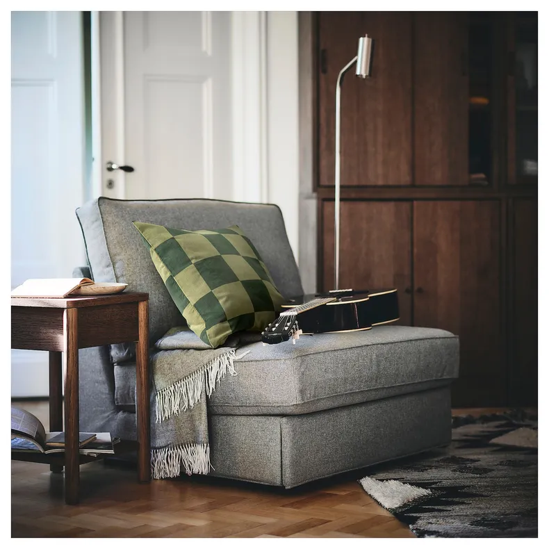 IKEA IDGRAN ІДГРАН, чохол на подушку, зелений, 50x50 см 205.802.39 фото №2