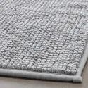 IKEA TOFTBO ТОФТБО, килимок для ванної кімнати, сіро-білий меланж, 50x80 см 904.222.51 фото thumb №3