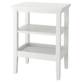 IKEA IDANÄS ИДАНЭС, придиванный столик, белый, 46x36 см 004.960.48 фото