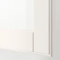 IKEA OSTVIK ОСТВИК, стеклянная дверь, белое / прозрачное стекло, 60x38 см 104.727.06 фото thumb №2