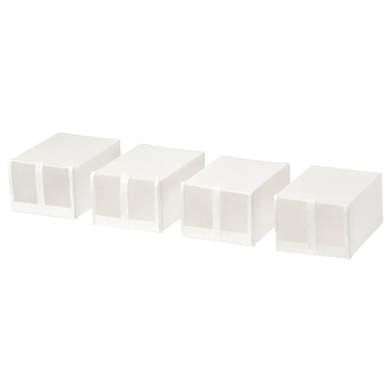 IKEA SKUBB СКУББ, коробка для взуття, білий, 22x34x16 см 901.863.91 фото №1